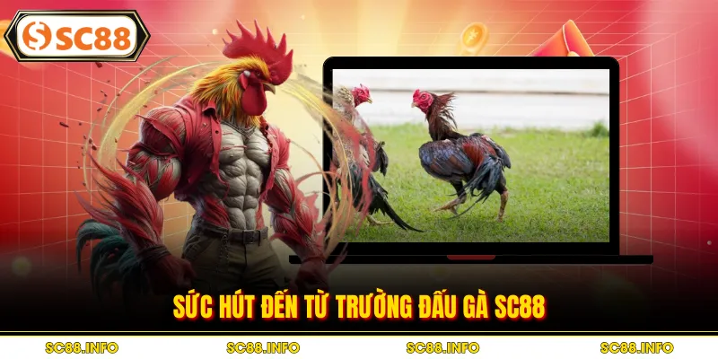 Sức hút đến từ trường đấu gà SC88